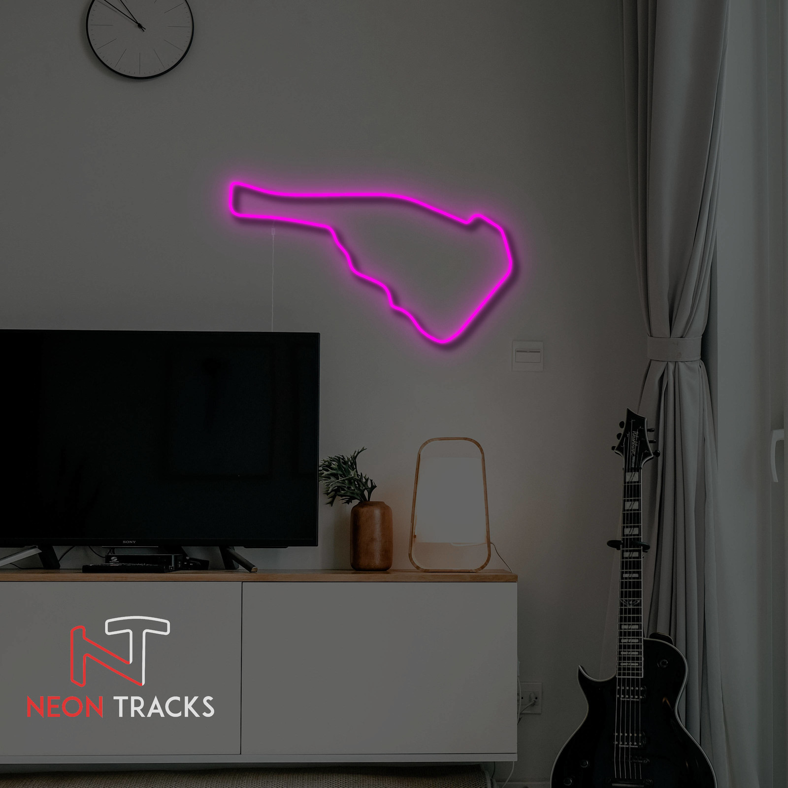 Neon Tracks Road Atlanta - RGB - USA