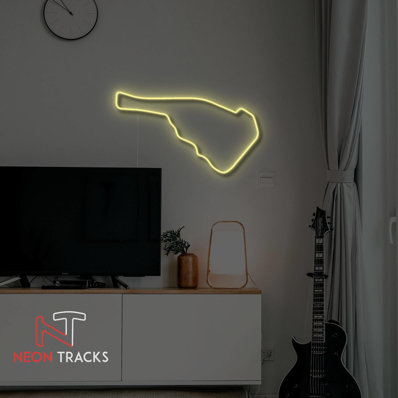 Neon Tracks Road Atlanta - RGB - USA