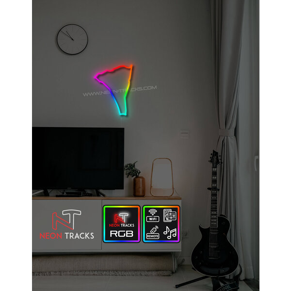 Northpoint LED RGB IC-lantaarn – Binnen & Buiten, Regenboogeffect, Geluidsregeling, Houtlook, Aanraakbediening