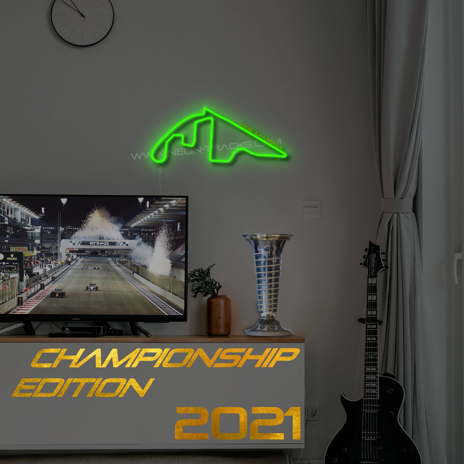 Neon Tracks Yas Marina Circuit - Championship Edition 2021 RGB