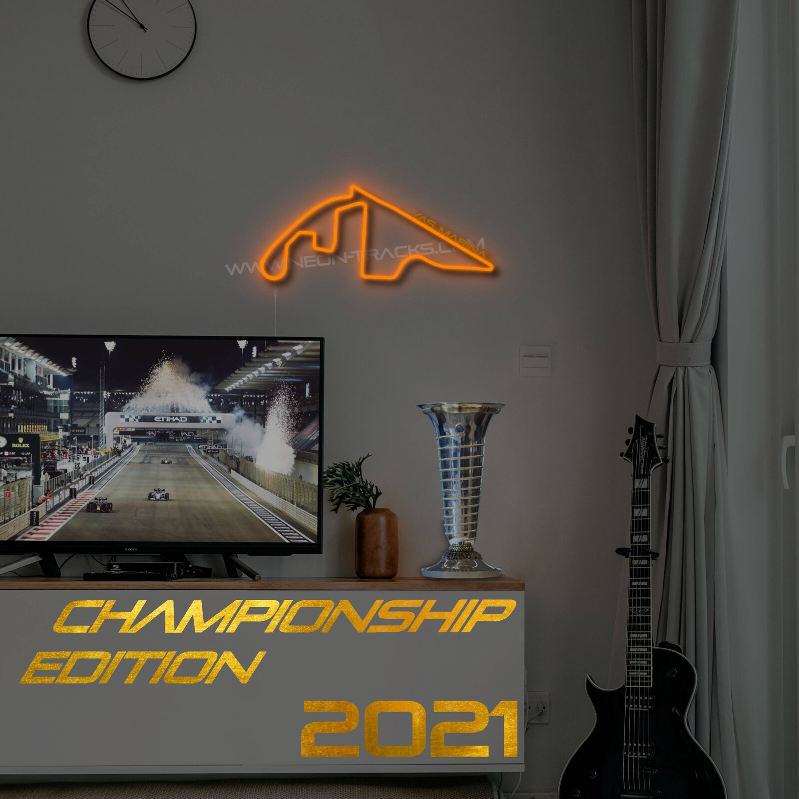 Neon Tracks Yas Marina Circuit - Championship Edition 2021 RGB