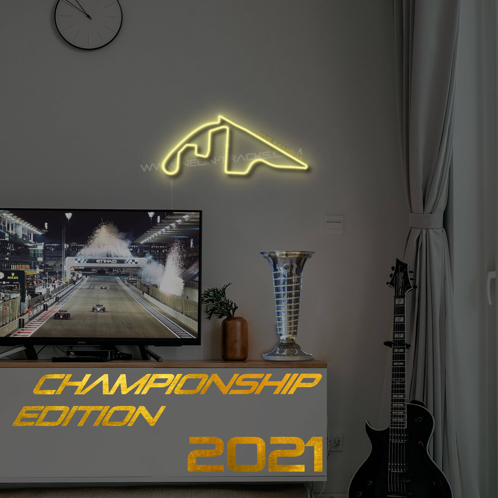 Neon Tracks Yas Marina Circuit - Championship Edition 2021 RGB