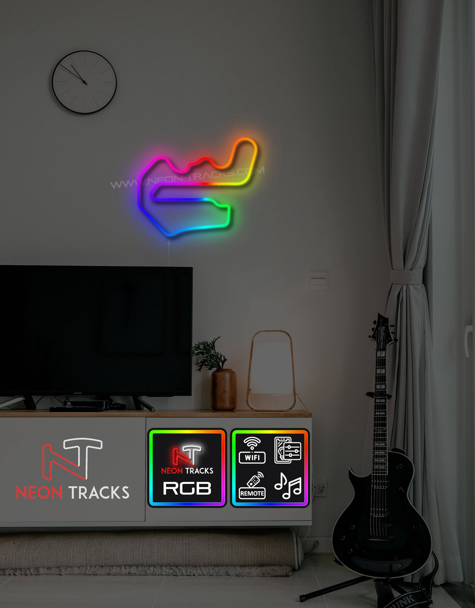 Rgb Racing Track Neon Tracks - RGB Neon - Thunderhill Raceway Park - East Track - USA ...