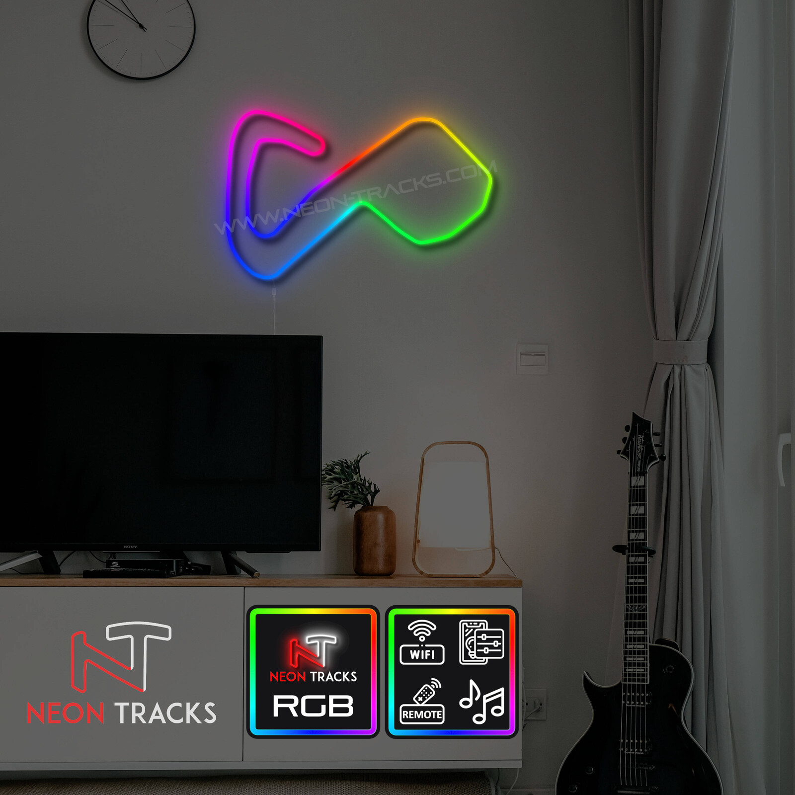 Neon Tracks Brands Hatch - RGB - Groot Brittannië