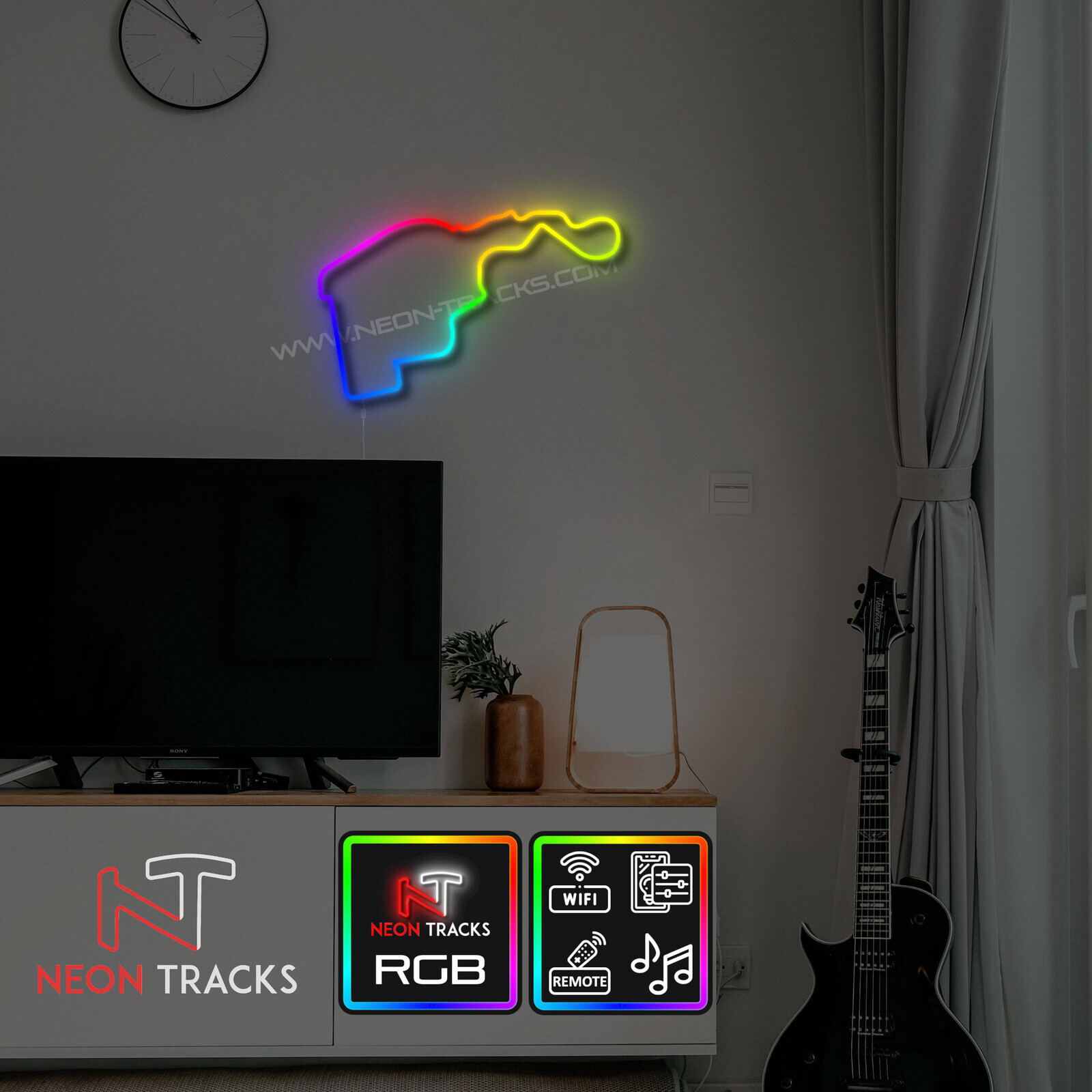 Neon Tracks Circuito de Madring - RGB - Spain