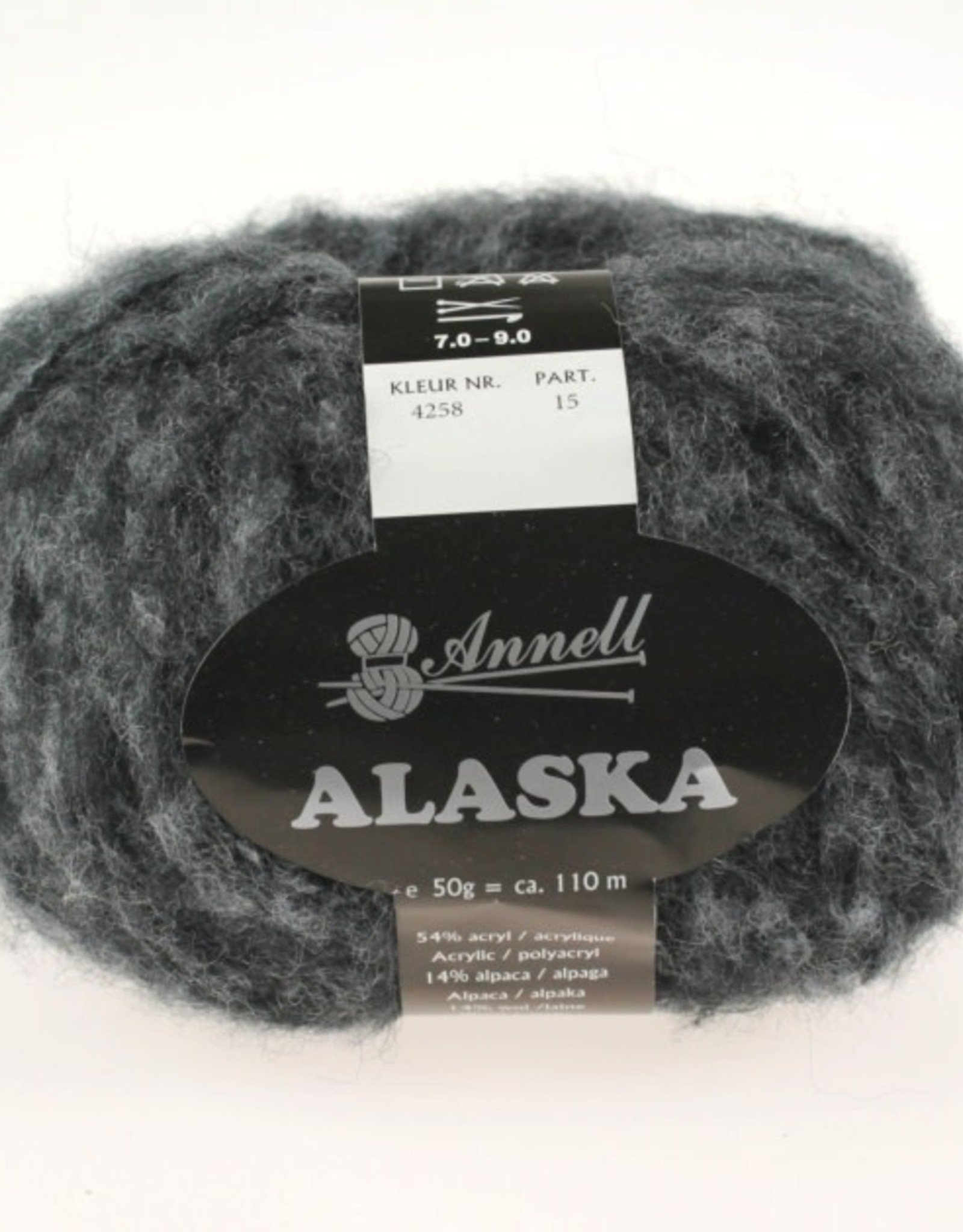 Annell Alaska   4258 - antraciet grijs