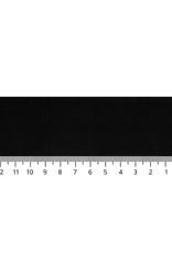 Elastiek schuin geweven zwart 40mm