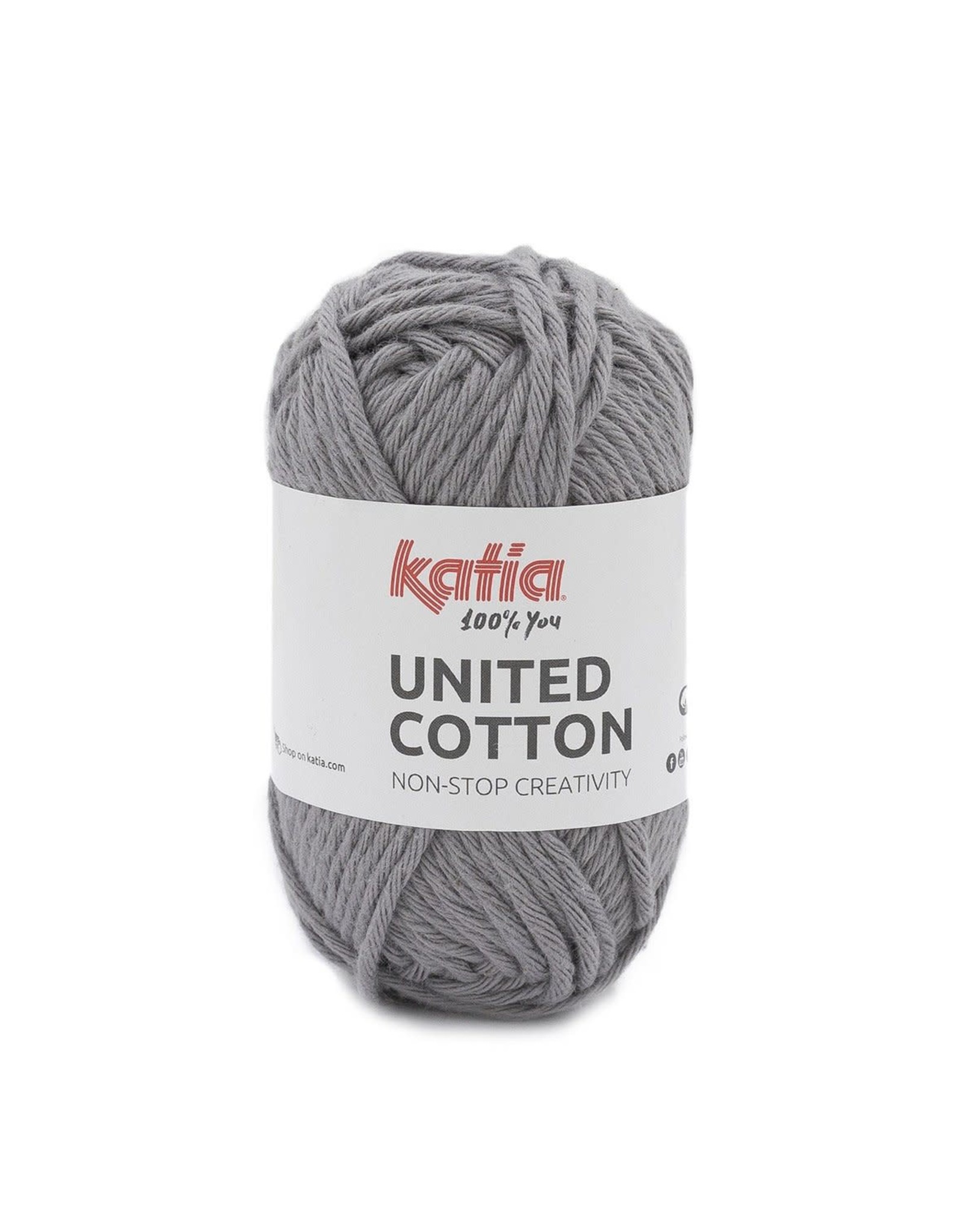 Katia Katia United Cotton  15 - Medium grijs