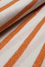 Editex Fabrics Editex SPARKLING LINES oranje  lijnen met glitter (burda)