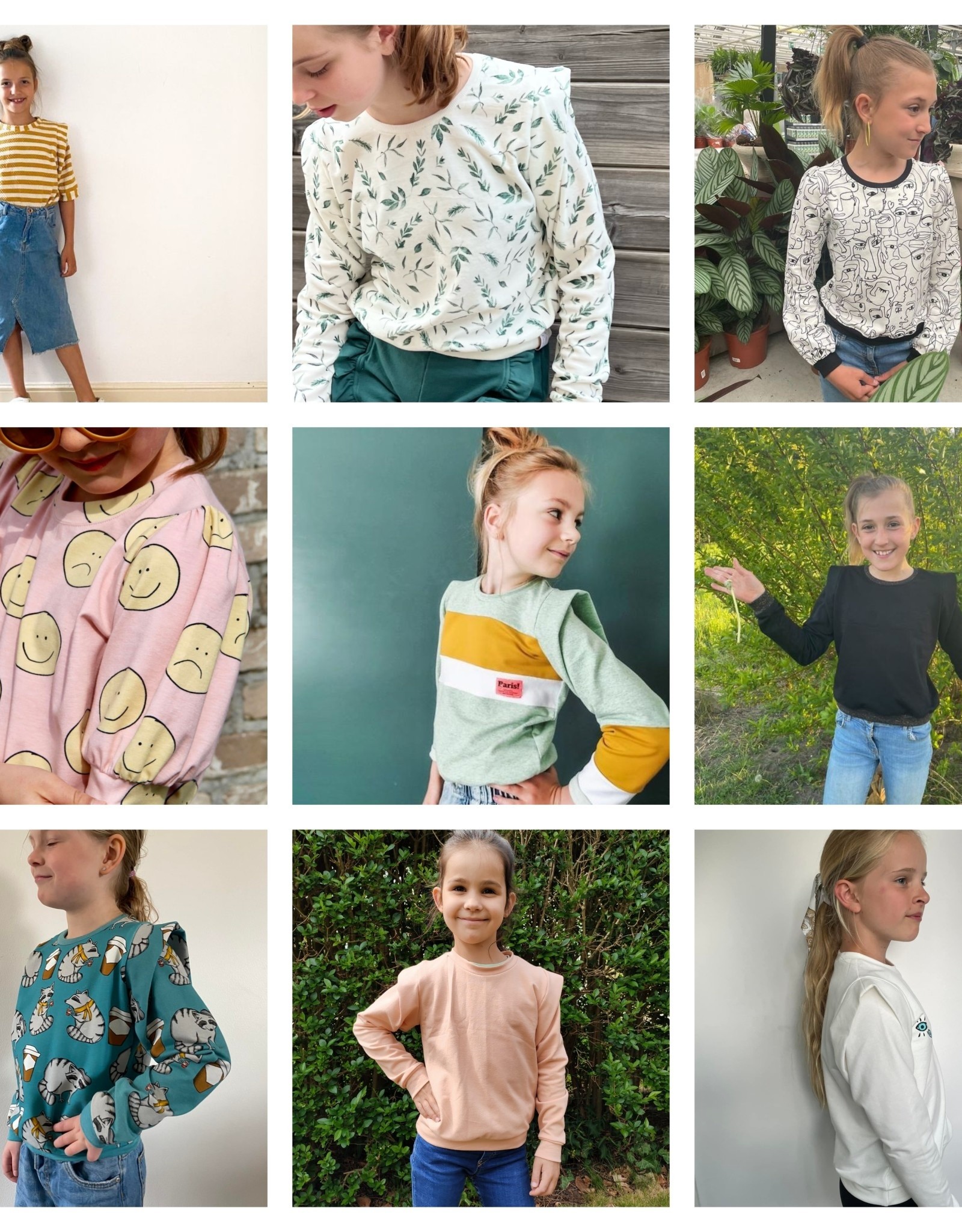 Bel ' Etoile Bel' Etoile papieren patroon Hera sweater/trui voor kinderen