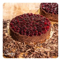 Kirsch Schoko Crisp Torte | Stück