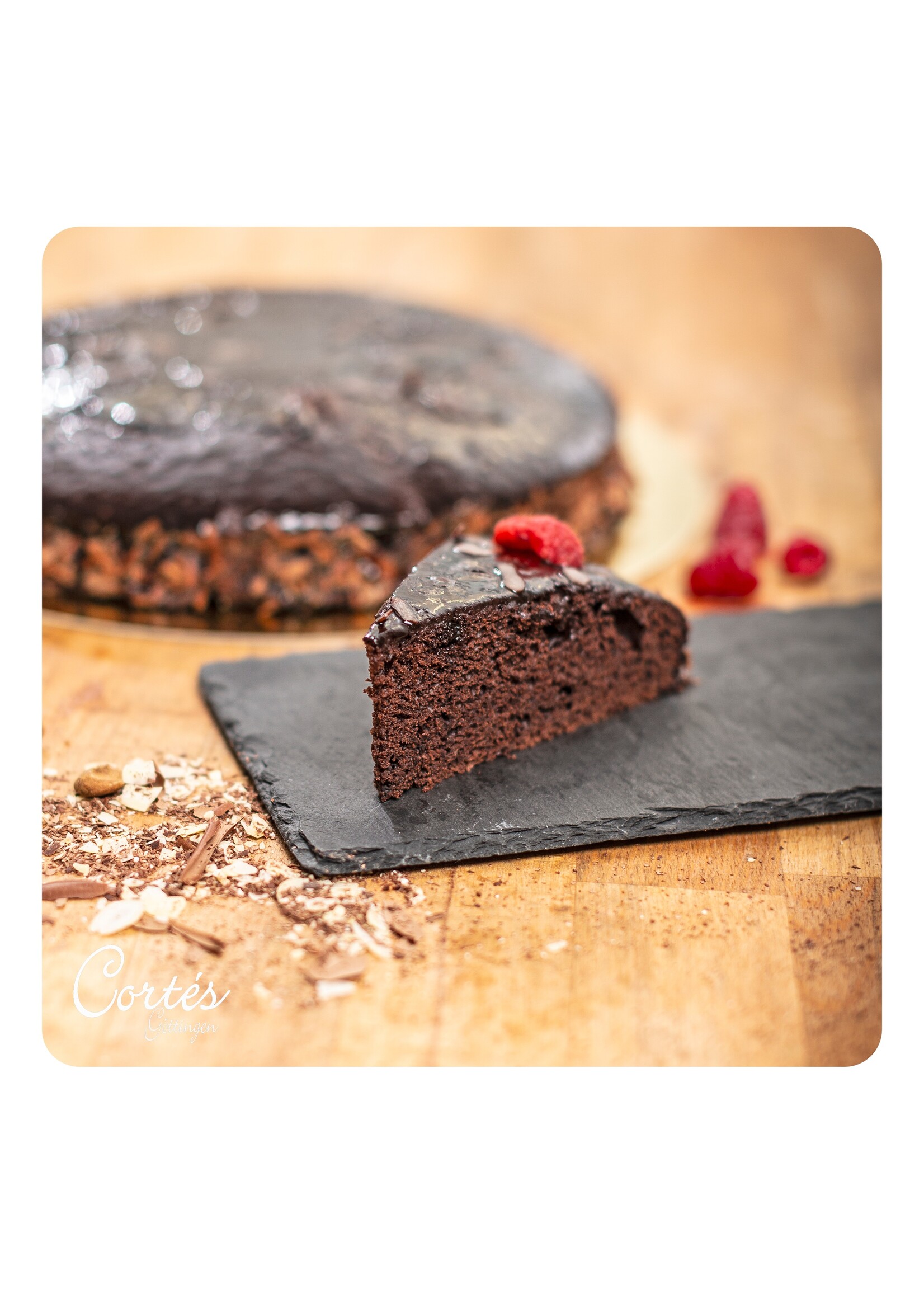 Schokoladenkuchen | Stück | vegan