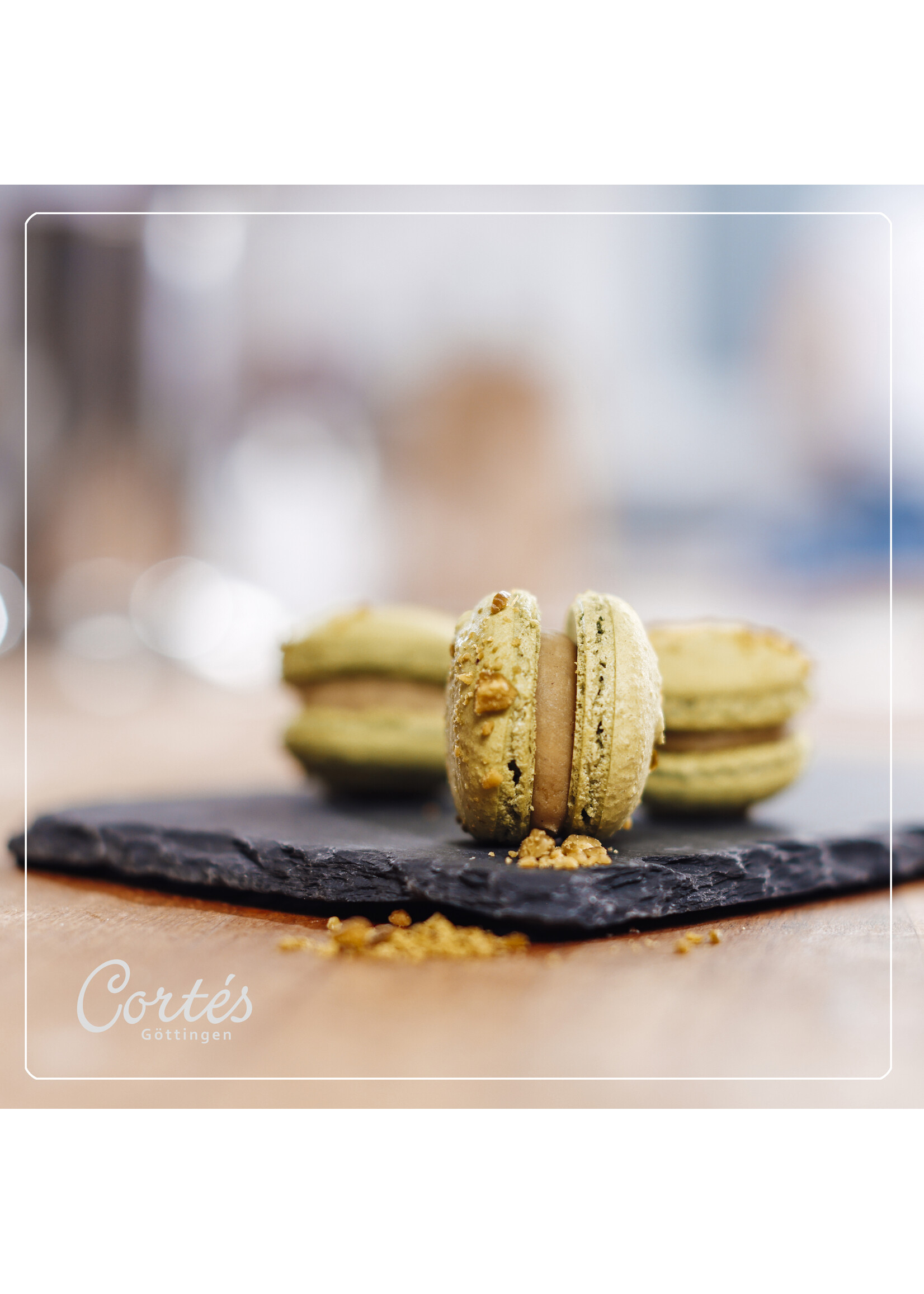 Café Cortés Macaron - Pistazie