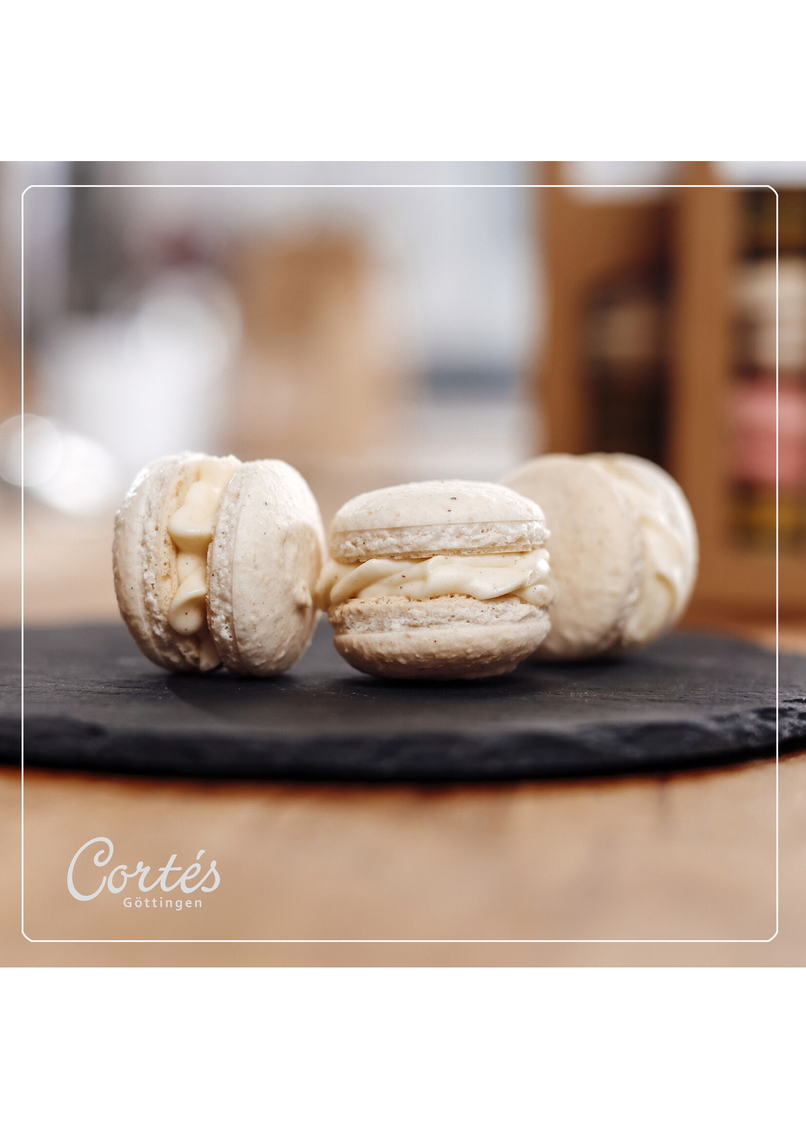 Café Cortés Macaron - Vanille