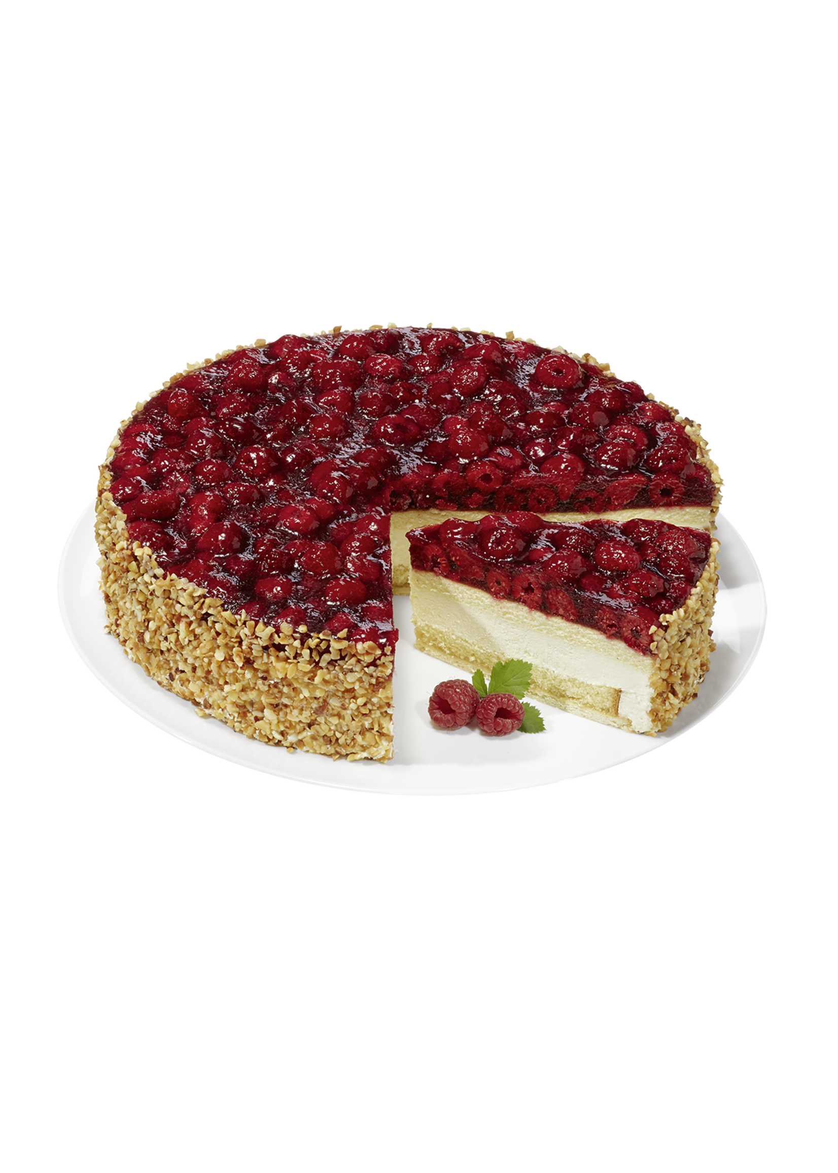 Café Cortés Himbeer-Käse-Sahne-Torte