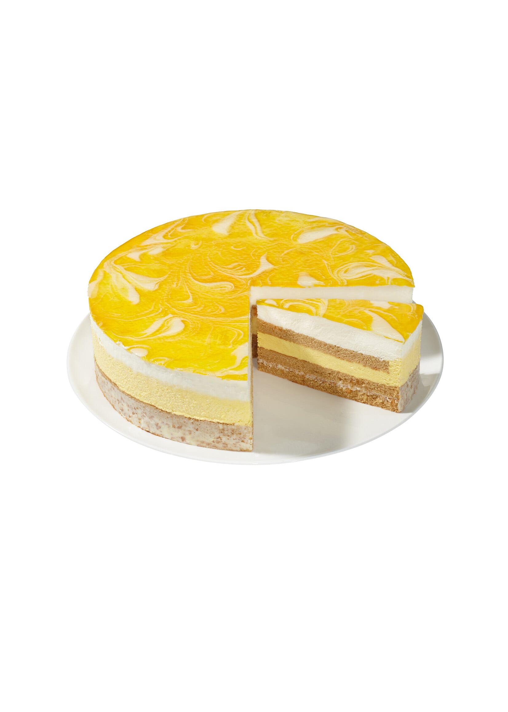 Café Cortés Mango-Joghurt-Crunch-Torte  I 28cm