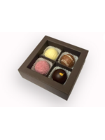 Café Cortés Trüffel Praline Präsent 4er