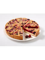 Café Cortés Kirschkuchen mit Butterstreusel