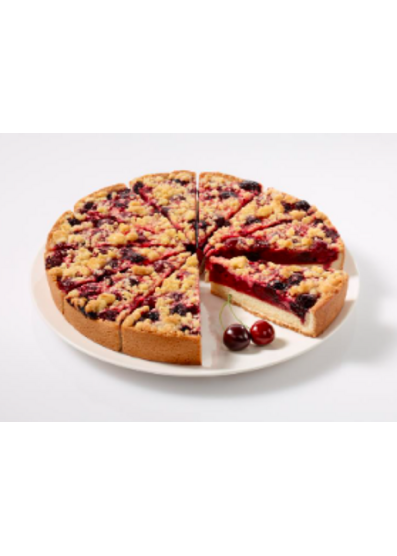 Café Cortés Kirschkuchen mit Butterstreuseln