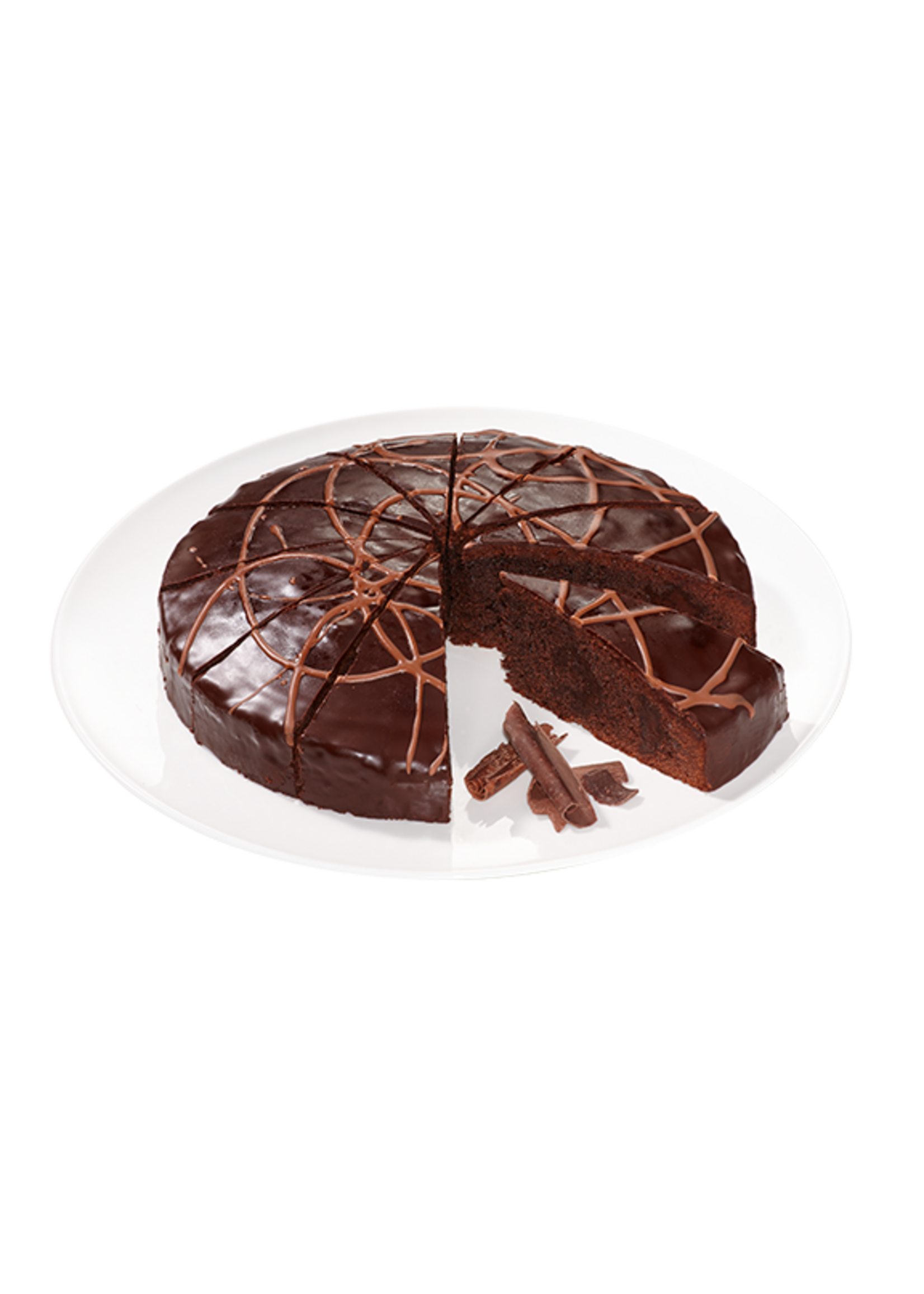 Café Cortés Schoko-Kuchen | ⌀ 24 cm | 12 Stk. | vorgeschnitten