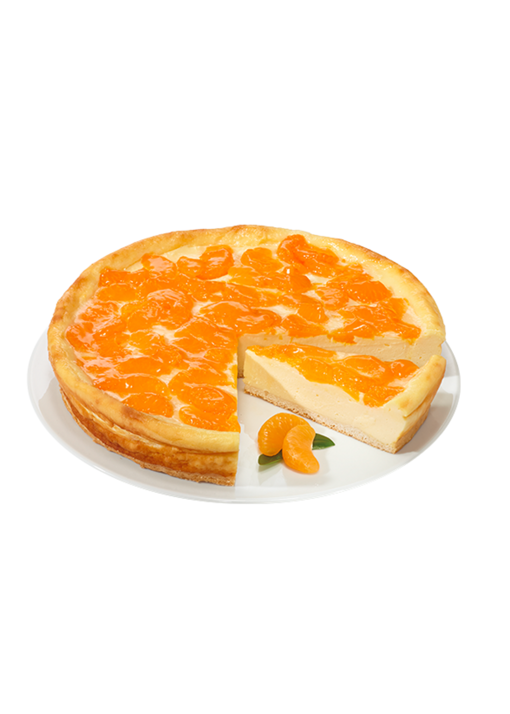 Café Cortés Käsekuchen Mandarinen | 14 Stk. | geschnitten  - Copy