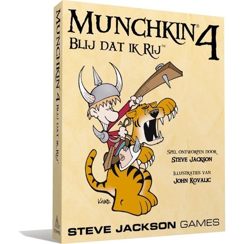 Steve Jackson Games Munchkin NL 4 - Blij Dat Ik Rij