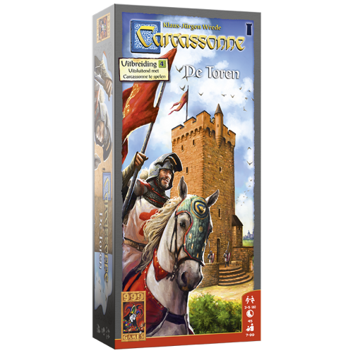 999 Games Carcassonne- De Toren uitbreiding 999 Games Carcassonne- De Toren uitbreiding