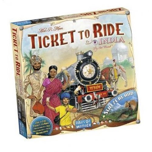 Days of Wonder Ticket To Ride - India & Zwitserland uitbreiding (NL)