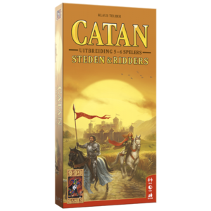 999 Games Catan - Steden en Ridders 5/6 spelers (NL, Vijfde Editie) 999 Games Catan - Steden en Ridders 5/6 spelers (NL, Vijfde Editie)