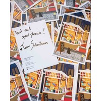 Kaartje met persoonlijke boodschap