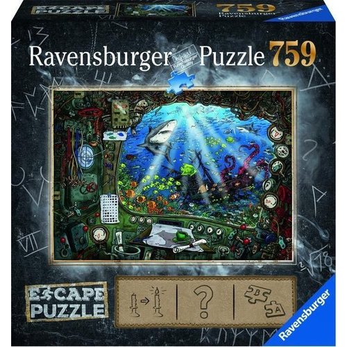 Ravensburger Escape Puzzle 4 - De Onderzeeer Ravensburger Escape Puzzle 4 - De Onderzeeer