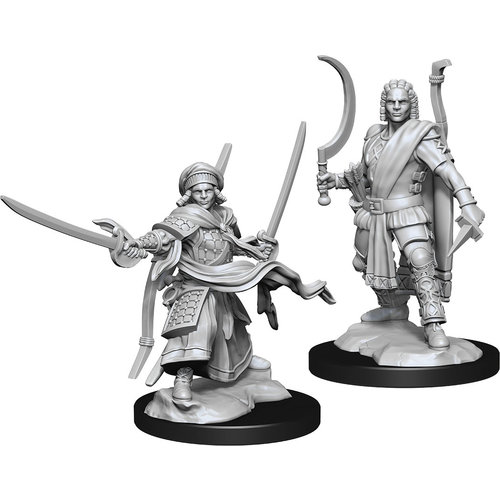 Wizk!ds (WZK90142) Unpainted Miniatures- Human Ranger Male  (5E)