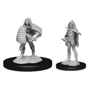 Wizk!ds Unpainted Miniatures- Darkling Elder & Darklings (5E)