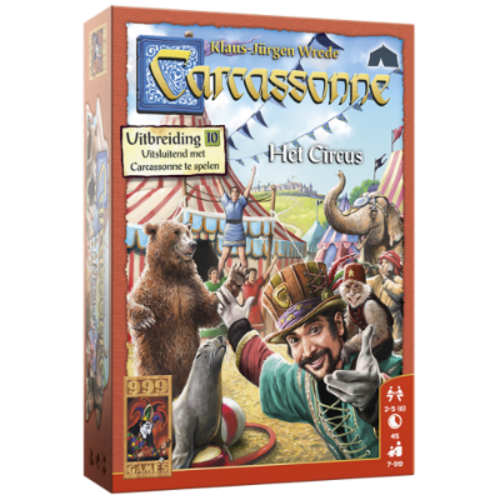 999 Games Carcassonne - Het Circus uitbreiding