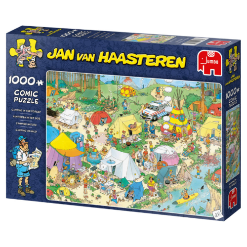 Jumbo Kamperen in het Bos - Jan van Haasteren (1000) Jumbo Kamperen in het Bos - Jan van Haasteren (1000)