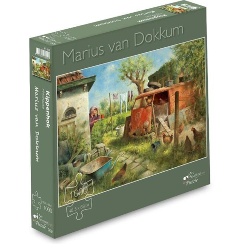 Art Revisited Puzzel Kippenhok- Marius van Dokkum (1000) Art Revisited Puzzel Kippenhok- Marius van Dokkum (1000)