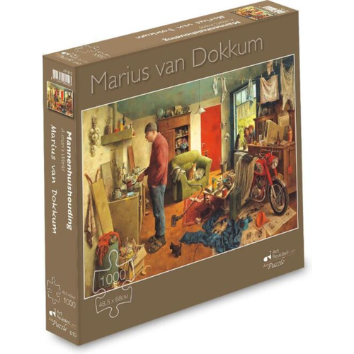 Art Revisited Puzzel Mannenhuishouding- Marius van Dokkum (1000) Art Revisited Puzzel Mannenhuishouding- Marius van Dokkum (1000)