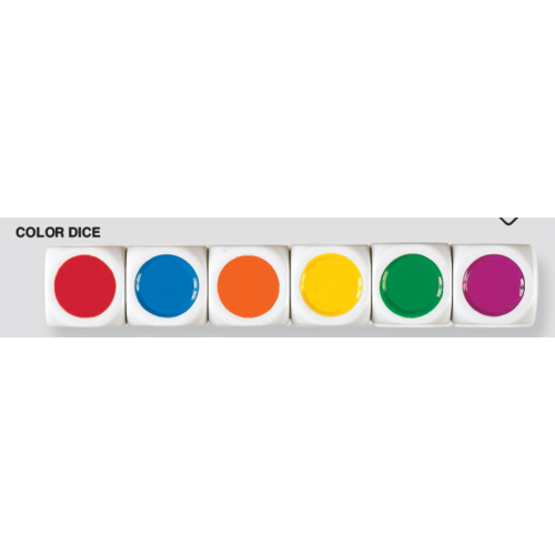 Koplow Color dice- kleuren dobbelstenen 22mm Koplow Color dice- kleuren dobbelstenen 22mm