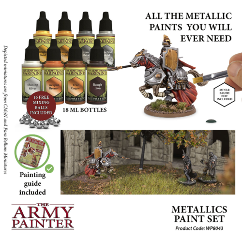 Armypainter Warpaints Metallics Paint Set