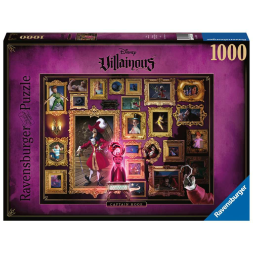 Ravensburger Puzzel Captan Hook- Disney Villainous (1000) Ravensburger Puzzel Captan Hook- Disney Villainous (1000)