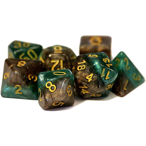 Gate Keeper Games Halfsies Dice Treant (7 dice poly set) Gate Keeper Games Halfsies Dice Treant (7 dice poly set)