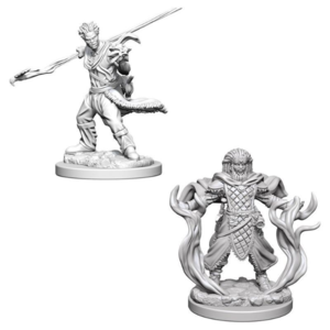 Wizk!ds (WZK90221) Unpainted Miniatures - Human Druid Male