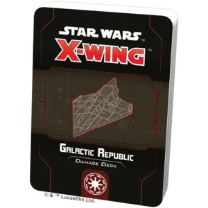 Fantasy Flight Star Wars X-wing 2.0 Galactic Republic Damage Deck