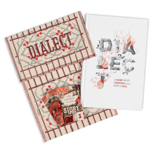 - Dialect RPG: A Game About Language and How It Dies (book & cards)