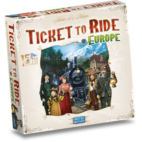 Days of Wonder Ticket to Ride NL- Europe 15th Anniversary Days of Wonder Ticket to Ride NL- Europe 15th Anniversary