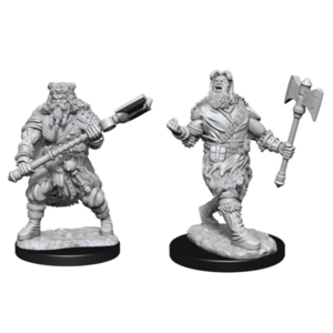 Wizk!ds (WZK72643) Unpainted Miniatures - Human Barbarian Male