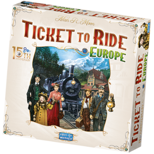 Days of Wonder Ticket to Ride: Europe - 15th Anniversary ENG Days of Wonder Ticket to Ride: Europe - 15th Anniversary ENG