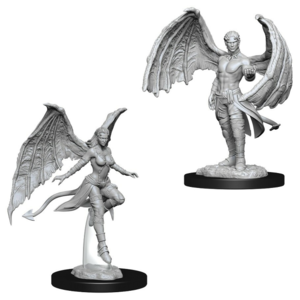 Wizk!ds (WZK73841) Unpainted Miniatures - Succubus & Incubus