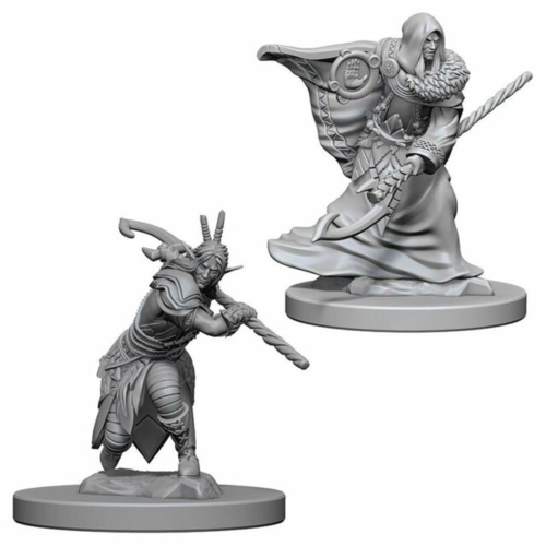 Wizk!ds Unpainted Miniatures- Elf Male Druid (5E) Wizk!ds Unpainted Miniatures- Elf Male Druid (5E)