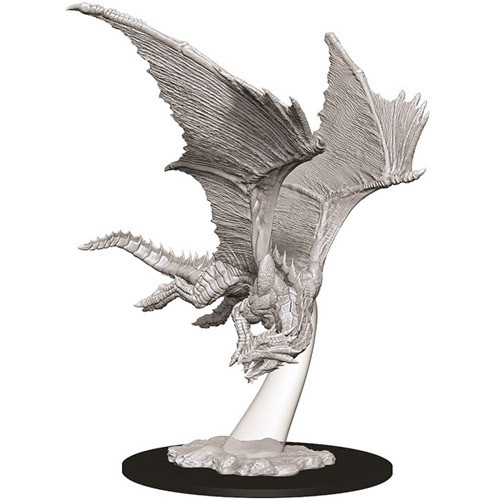 Wizk!ds Unpainted Miniatures- Young Bronze Dragon Wizk!ds Unpainted Miniatures- Young Bronze Dragon